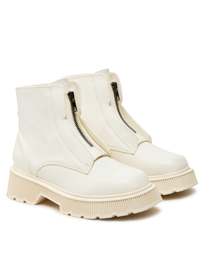 United Colors Of Benetton Trapper stila apavi United Colors Of Benetton 8H6DDD038 Écru