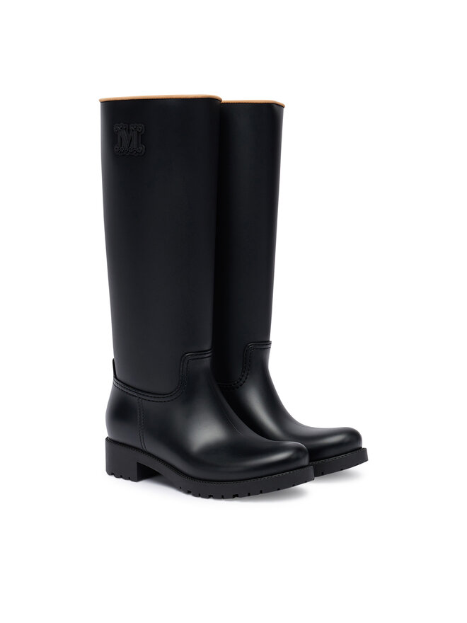 Max Mara Cizme de cauciuc Max Mara 2524796192600 Negru