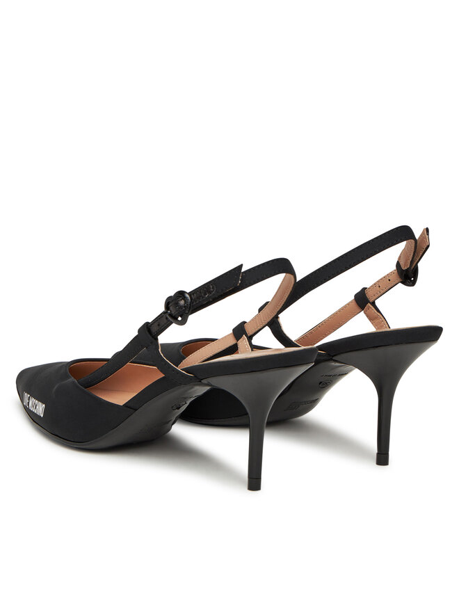 LOVE MOSCHINO Sandały LOVE MOSCHINO JA10627G0MIMX000 Czarny