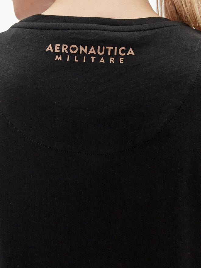 Aeronautica Militare Aeronautica Militare T-Shirt 241TS2233DJ510 Μαύρο Regular Fit