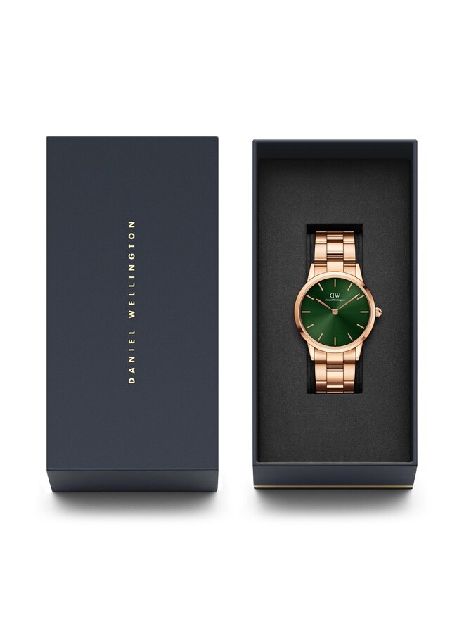 Daniel Wellington Zegarek Daniel Wellington iconic Emerald DW00100419 Złoty