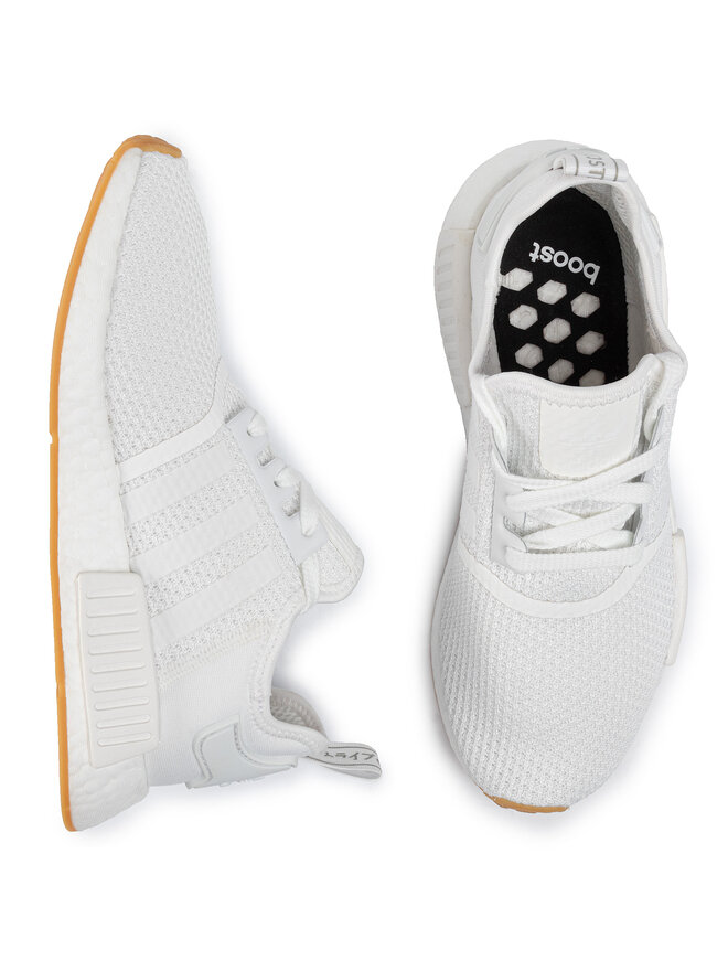 Adidas originals nmd_r1 trainers white d96635 outlet