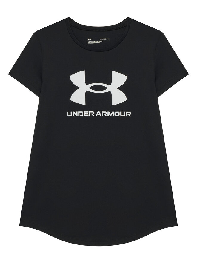 Under Armour Under Armour Футболка Ua Sportstyle Logo Ss 1361182 Чорний Loose Fit