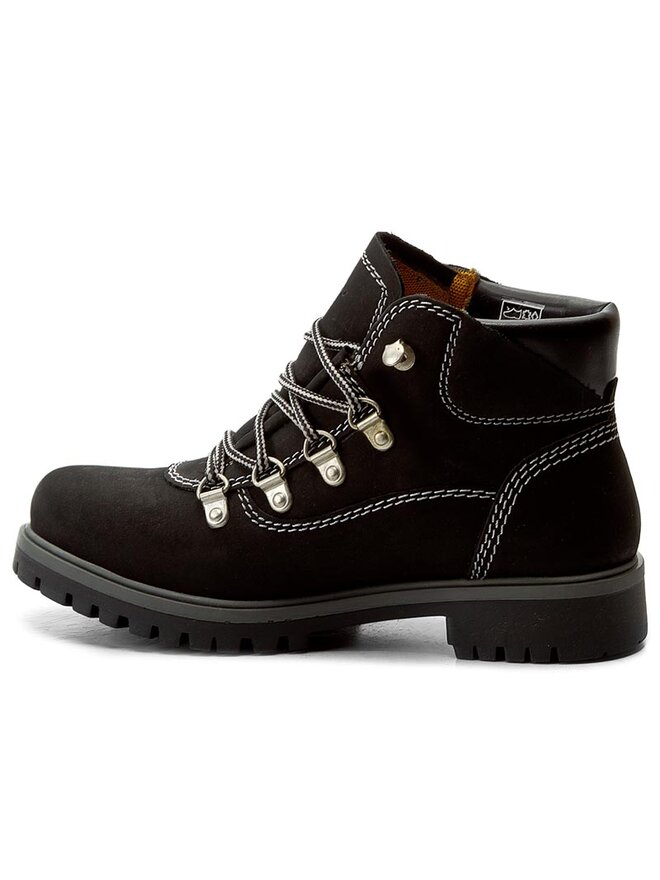 Canguro Schnürstiefeletten Canguro A028-305 Schwarz