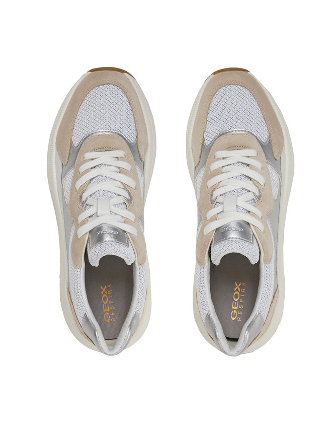 Geox Sneakersy Geox D Diamanta D45UFB 01422 C1ZH6 Bílá