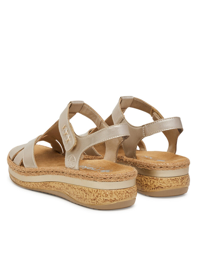 Rieker Sandalen Rieker V0919-90 Goldfarben