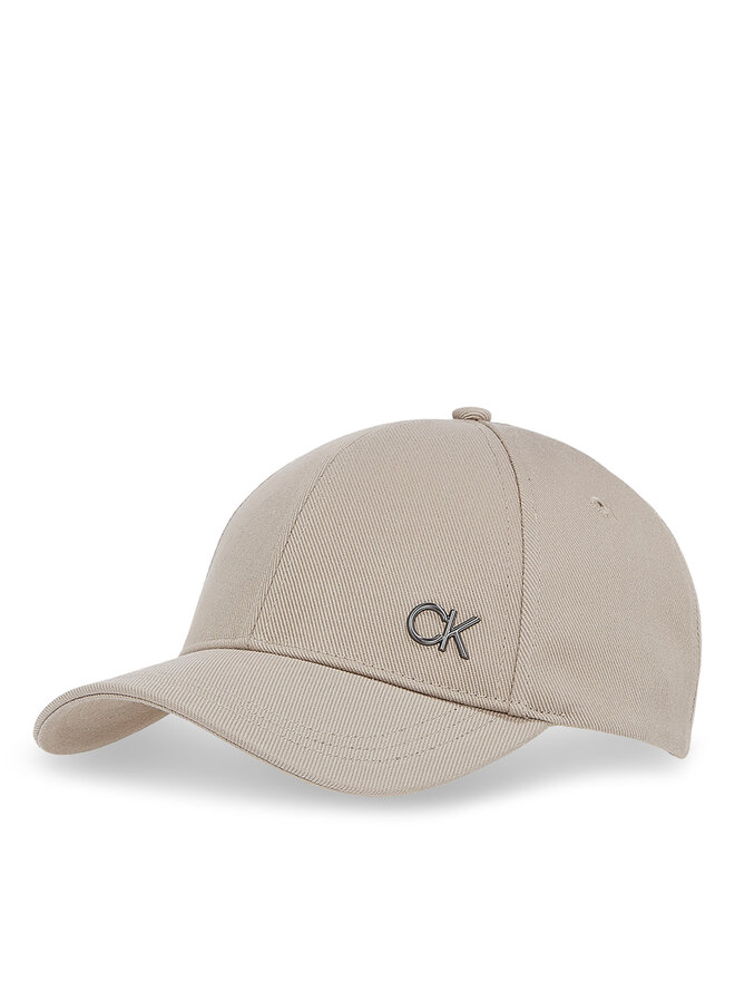 Calvin Klein Czapka z daszkiem Calvin Klein Bombed Metal K50K512349 Beżowy