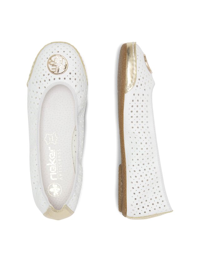 Rieker Ballerinas Rieker 41459-80 Weiß
