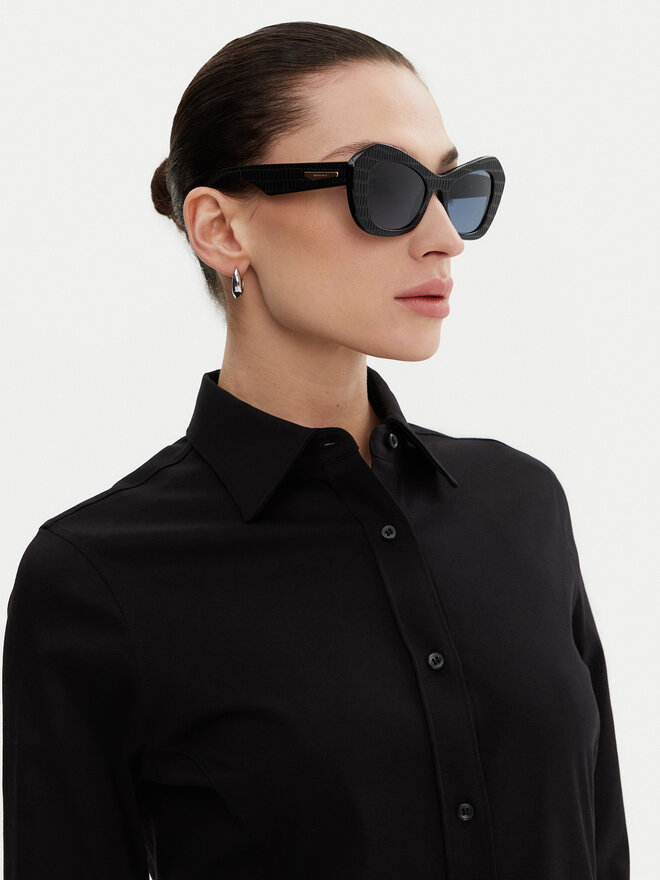 Trussardi Okulary przeciwsłoneczne Trussardi TSW9055 Czarny
