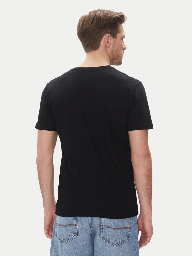 Lee Lee Camiseta Patch 112367186 Negro Regular Fit