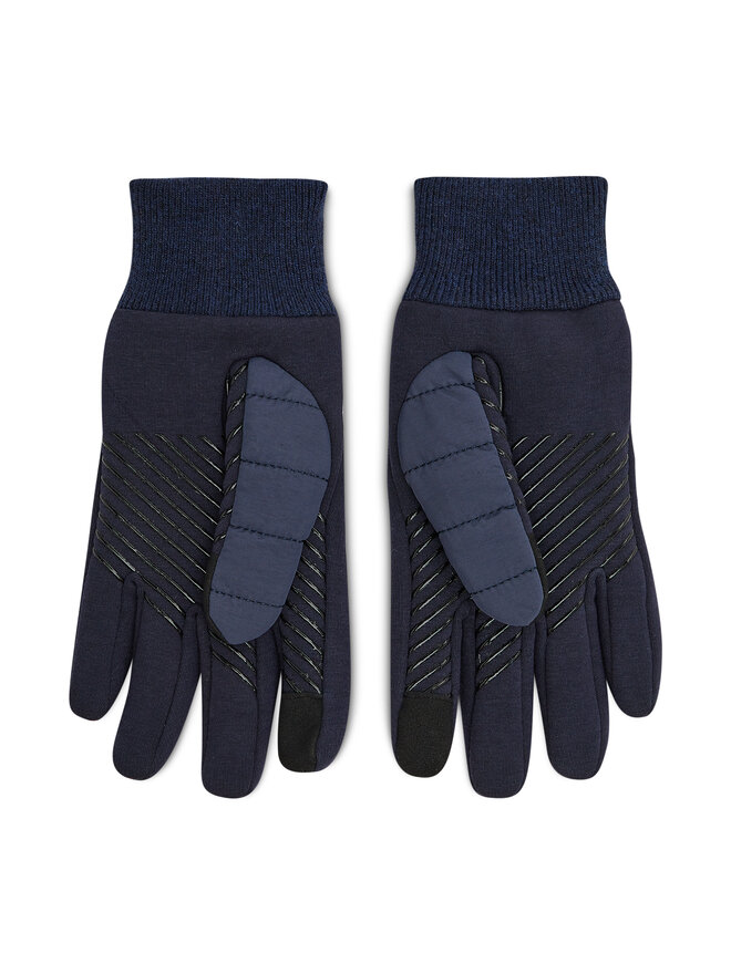 Tommy Hilfiger Moške rokavice Tommy Hilfiger Th Established Mix Nylon Gloves AM0AM07884 Mornarsko modra