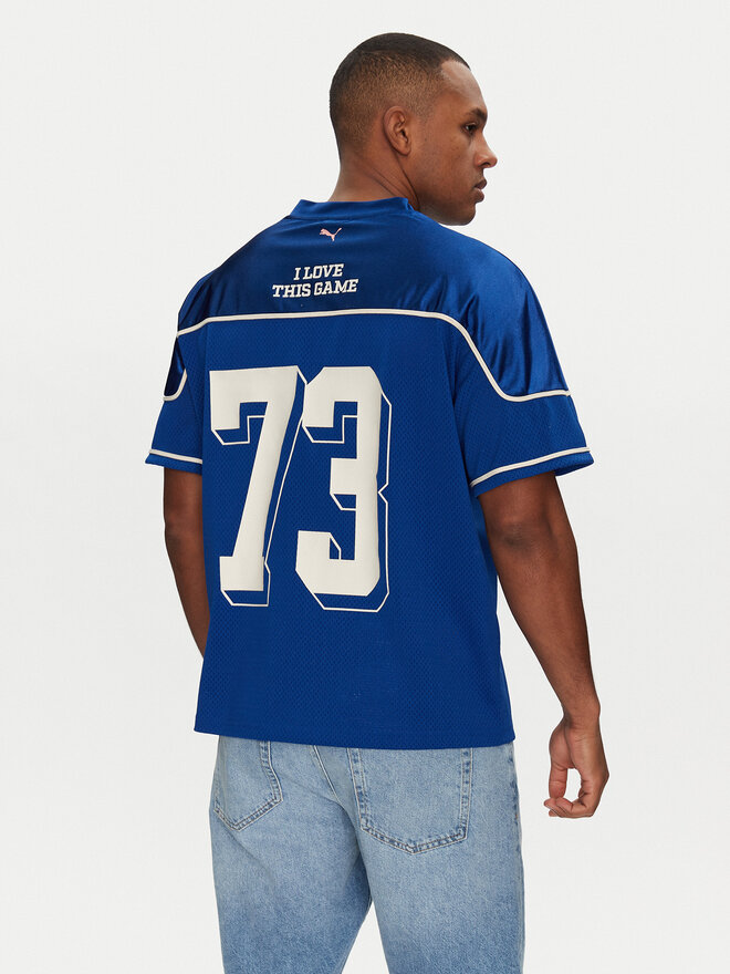Puma Puma Camiseta Dress Code Football 630254 Azul Relaxed Fit