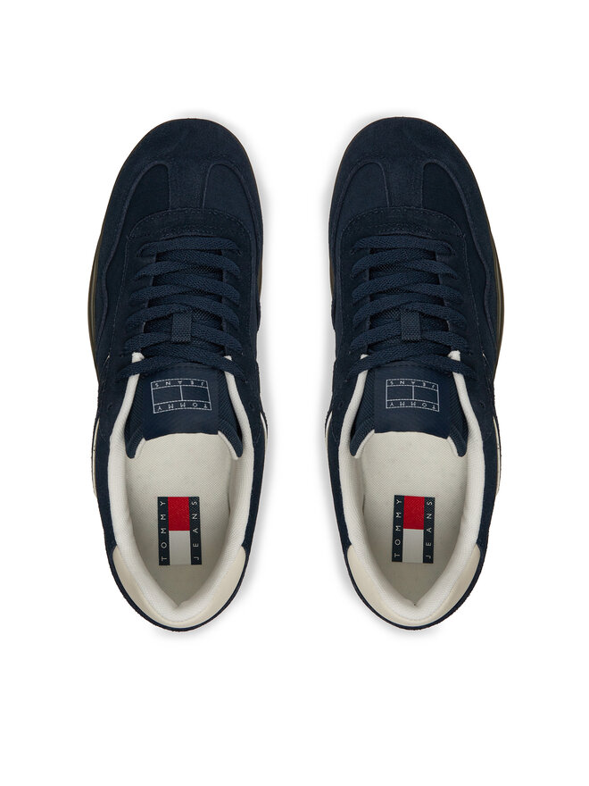 Tommy Jeans Sneakersy Tommy Jeans The Greenwich Suede EM0EM01516 Granatowy