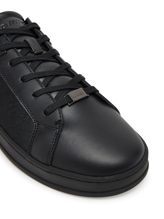 Calvin Klein Sneakersy Calvin Klein Low Top Lace Up Eyelet Jaq Mono HM0HM01815 Czarny