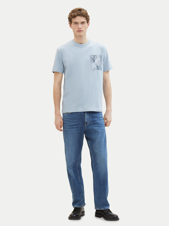 Tom Tailor Tom Tailor Marškinėliai 1040945 Žydra Regular Fit