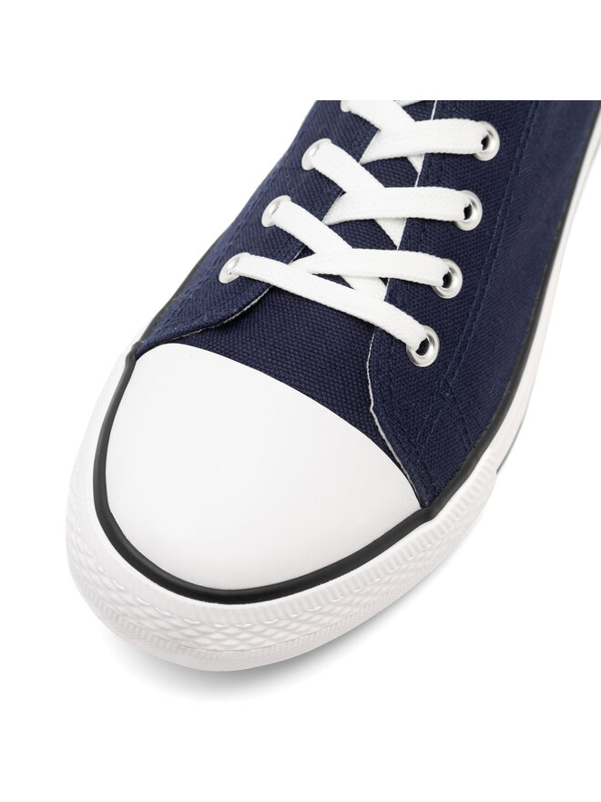 Lanetti Sneakers aus Stoff Lanetti MSS20503-01A Dunkelblau