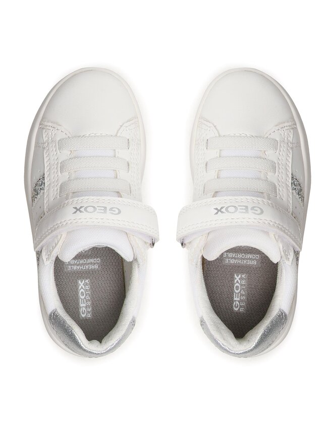 Scarpe Scuola Scarpe Geox DJROCK GIRL B - Sneaker Bambina Traspiranti E Comode Geox Djrock Bambina Suola Gomma - 8