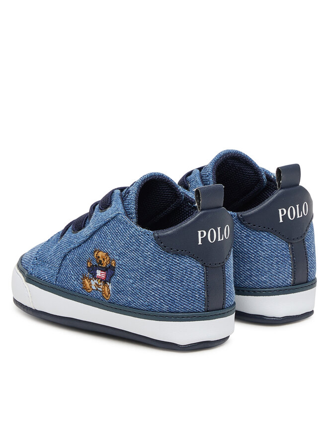 Polo Ralph Lauren Scarpette per neonati Polo Ralph Lauren Quilton Bear Gore RL03477430 Blu scuro
