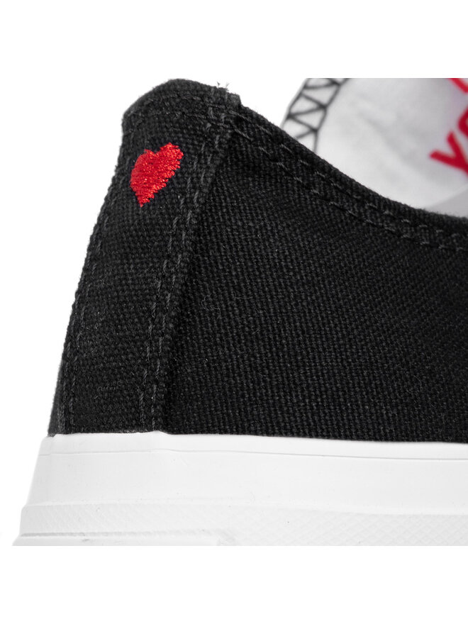 Converse Sneakers aus Stoff Converse Ctas Lift Ox 567158C Schwarz
