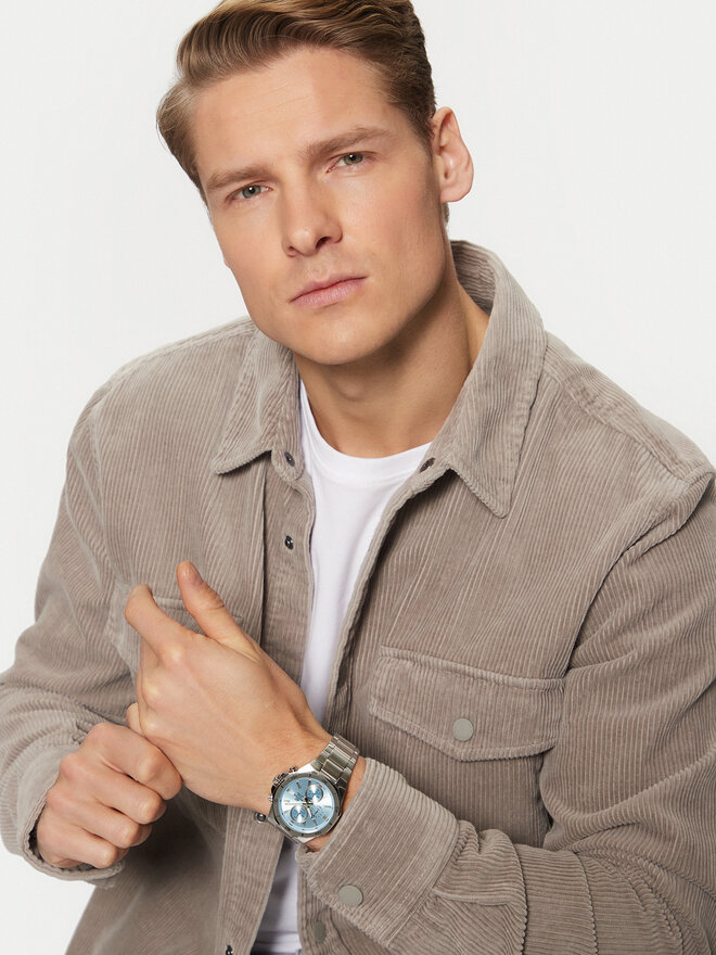 Casio Ročna ura Casio Edefice EFV-640D-2BVUEF Srebrna