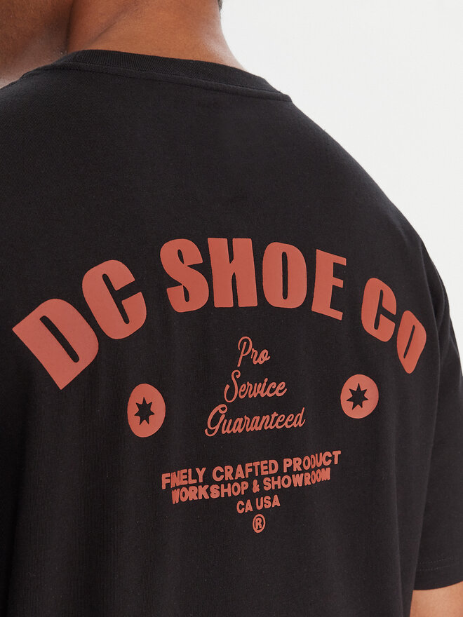 DC Shoes DC Shoes T-shirt Pro Service EDYZT04370 Crna Heritage Fit