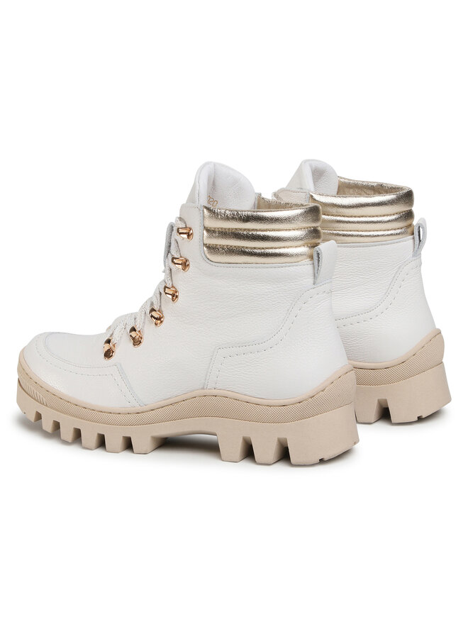 R.Polański Schnürstiefeletten R.Polański 1188 Weiß