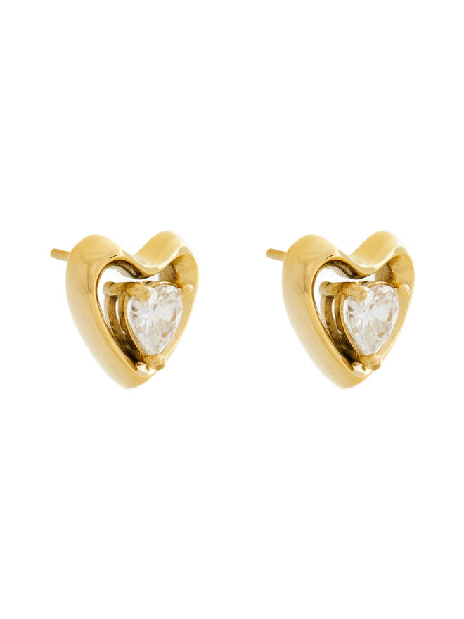 Guess Kolczyki Guess JUBE05 024JW Złoty