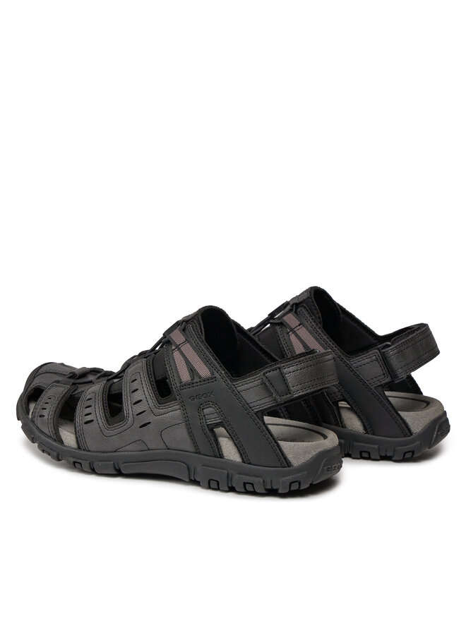 Geox Sandály Geox Uomo Sandal Strada U4524C 000ME C9999 Černá