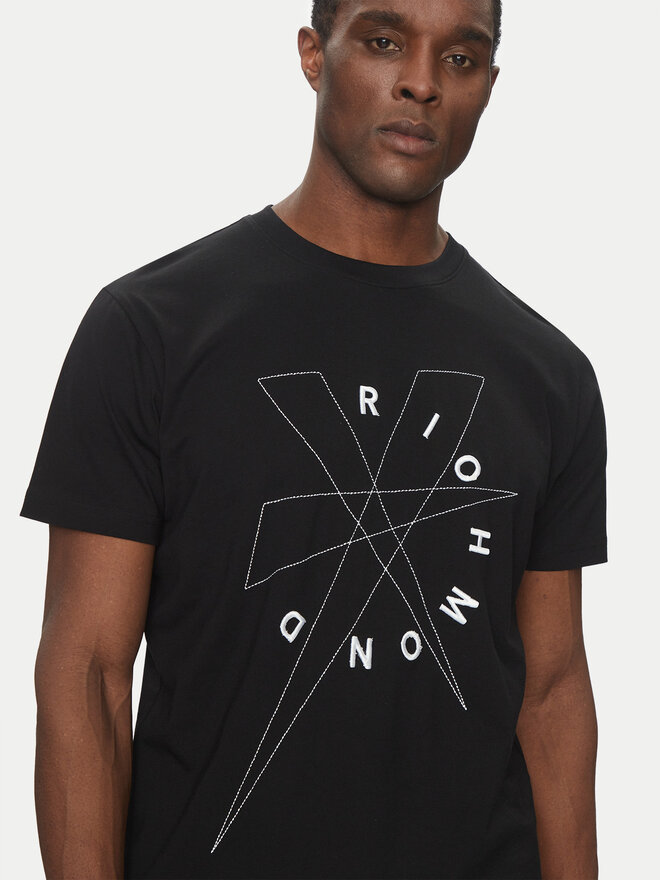 Richmond X Richmond X T-Shirt UMP25020TS Μαύρο Regular Fit