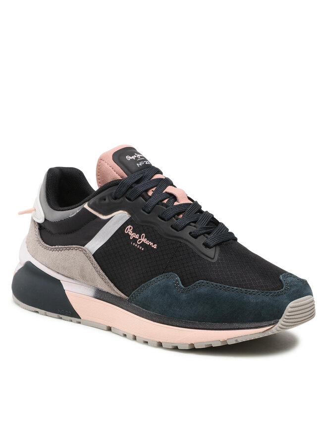 Pepe Jeans Sneakers Pepe Jeans No22 Spring Woman PLS31347 Negru