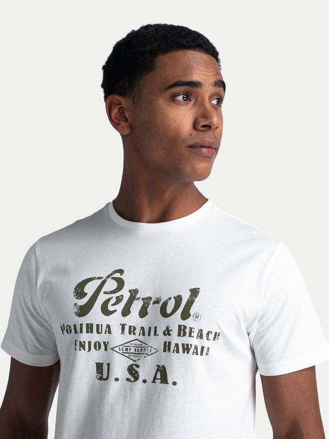Petrol Industries Petrol Industries Camiseta M-1040-TSR600 Blanco Regular Fit