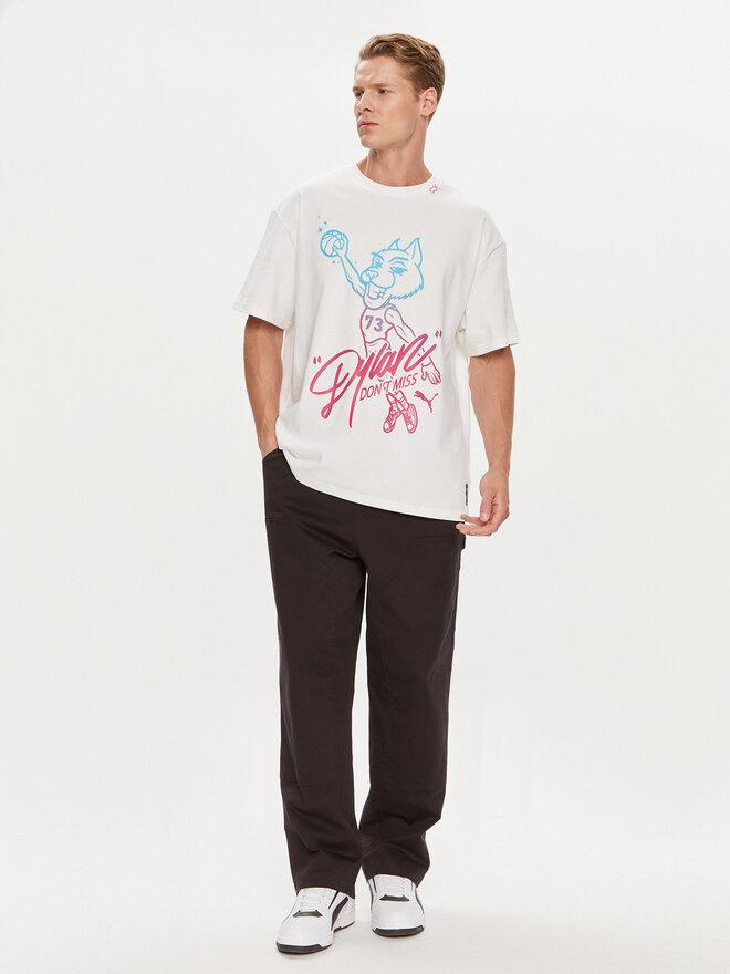 Puma Puma Póló Dylan s Gift Shop 625269 Fehér Regular Fit