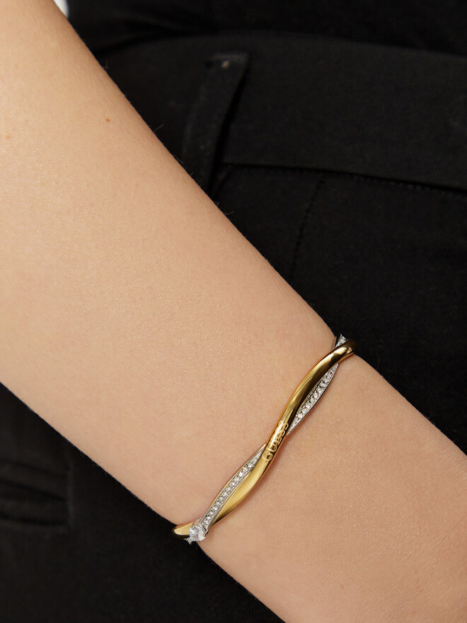 Guess Bransoletka Guess JUBB05 069JW Złoty