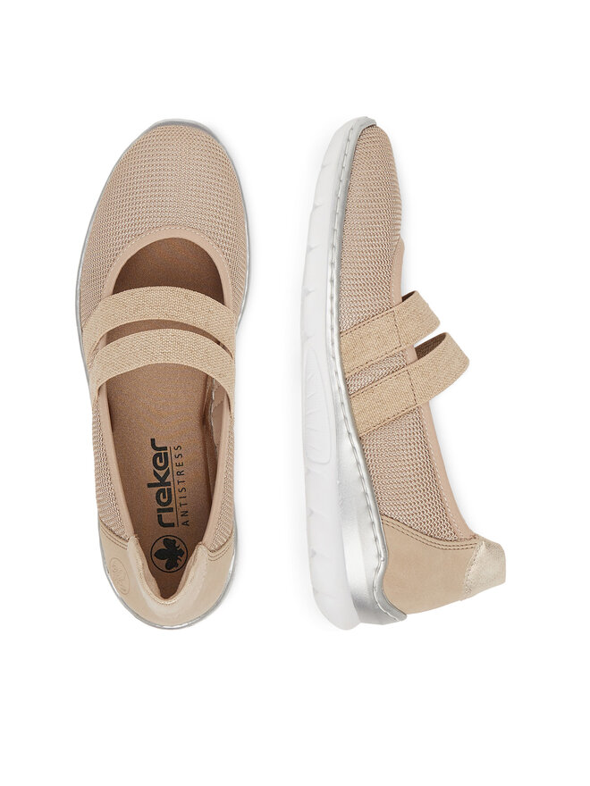 Rieker Pantofi Rieker L3281-62 Bej