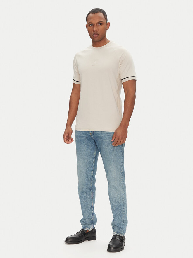 BOSS BOSS Camiseta 50537846 Beis Regular Fit