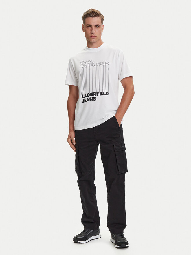 Karl Lagerfeld Jeans Karl Lagerfeld Jeans Camiseta A3M17002 Blanco Regular Fit