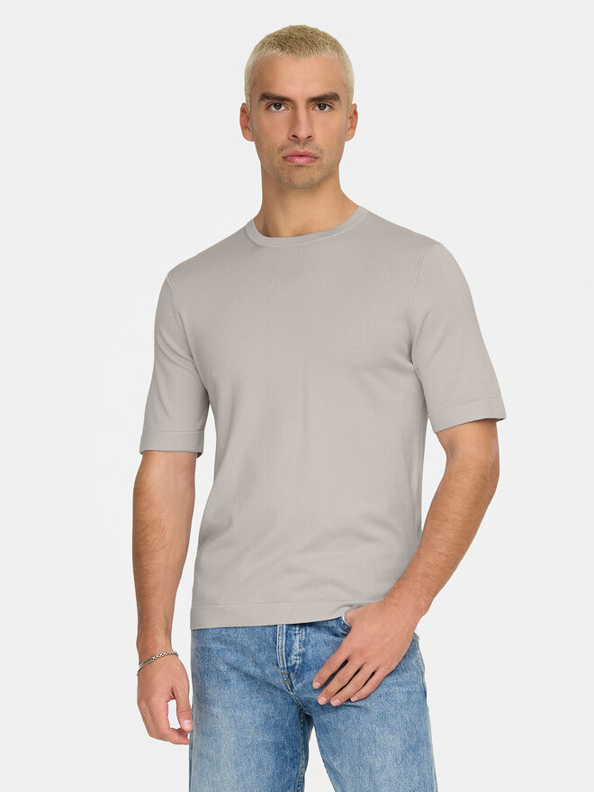 Only & Sons Only & Sons Camiseta Wyler 22022928 Beis Regular Fit