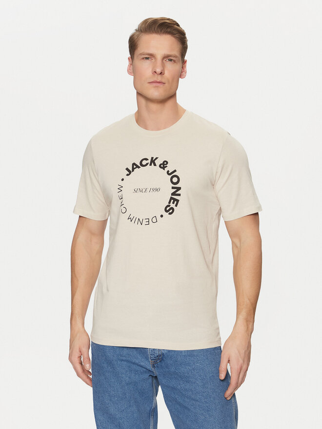 Jack&Jones Jack&Jones Set 5 majic s kratkimi rokavi Simon 12276424 Pisana Standard Fit