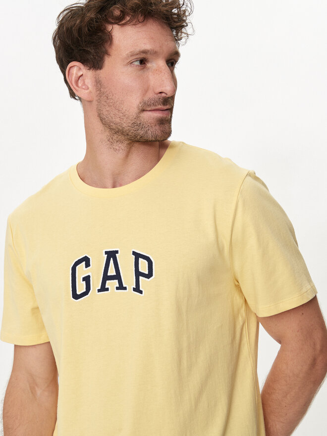 Gap Gap Camiseta 570044-10 Amarillo Regular Fit