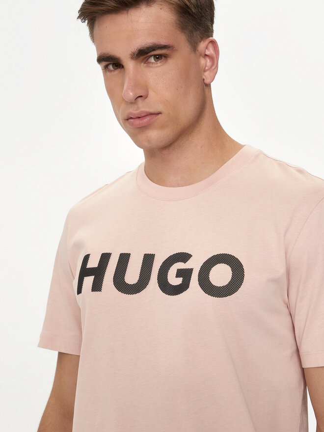HUGO Hugo T-Shirt Dulivio 50513309 Rosa Regular Fit