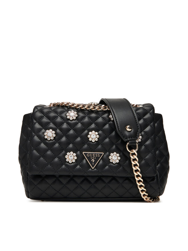 Guess Handtasche Guess Everlee HWEG86 79210 Schwarz