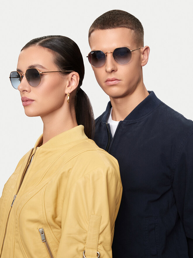 Ray-Ban Okulary przeciwsłoneczne Ray-Ban 0RB3565 001/86 Złoty