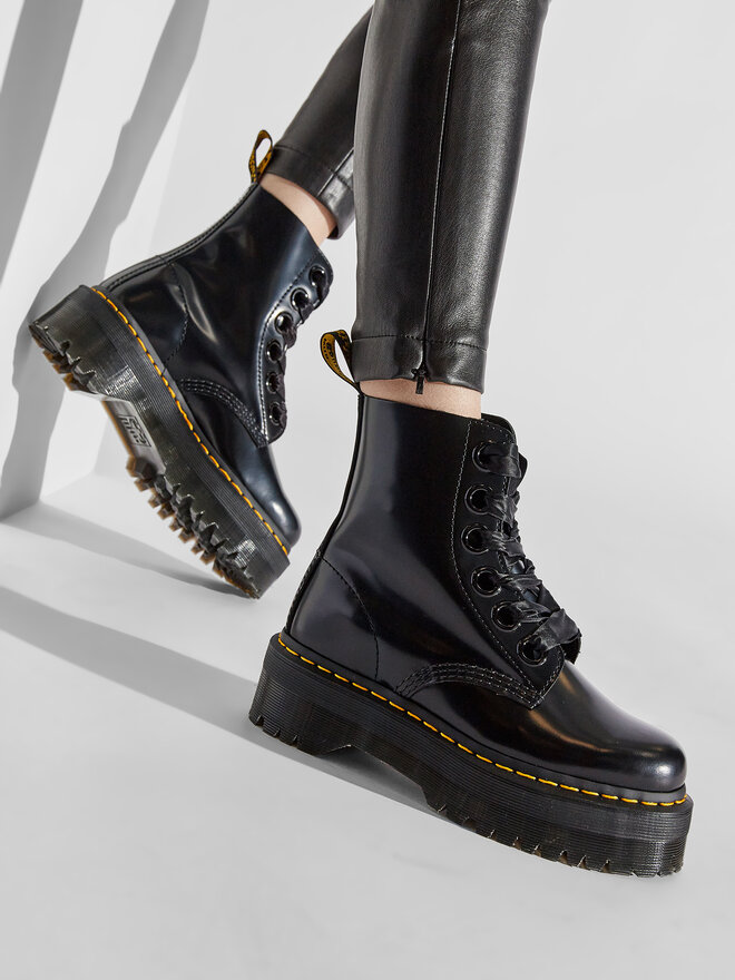 Dr. Martens Bocanci Dr. Martens Molly 24861001 Negru