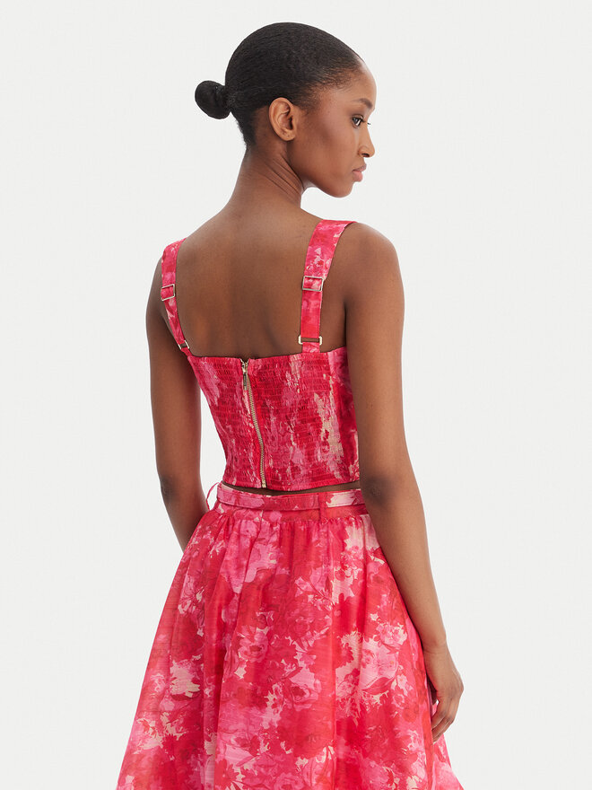 Fracomina Fracomina Top FR25ST2024W775U6 Rosa Slim Fit
