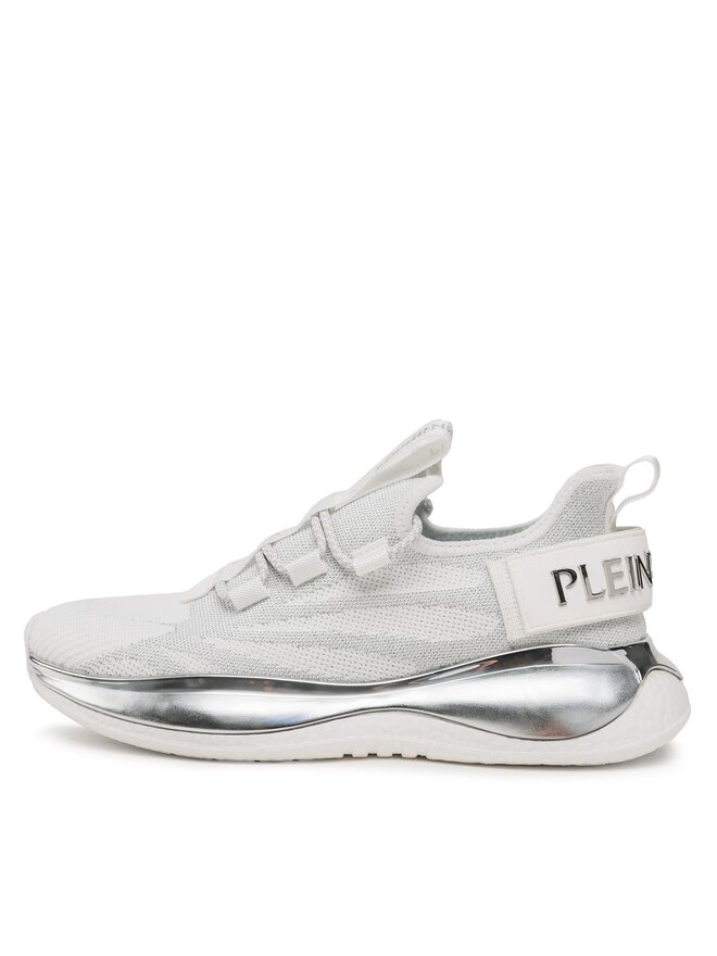 Plein Sport Tenisice Plein Sport The Iron Tiger Gem.X.02013 SACS USC0429 STE003N Bijela