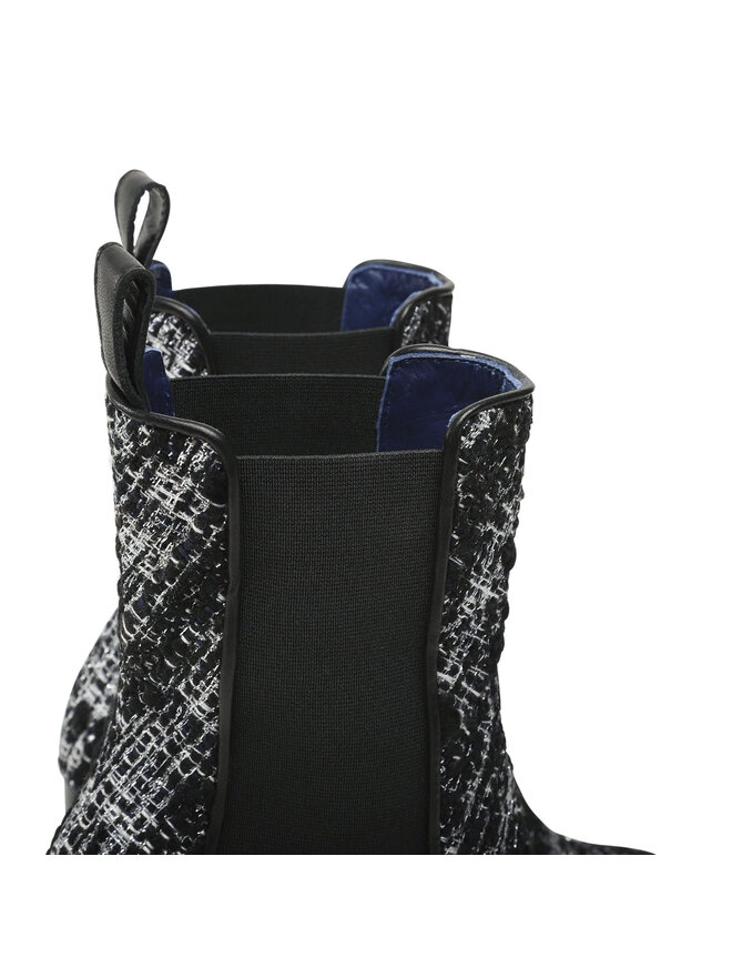 Pollini Μποτάκια Pollini SA24108G1HTN100A Μαύρο