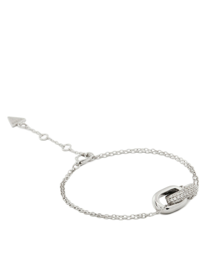 Guess Bransoletka Guess JSBB04 551JW Srebrny