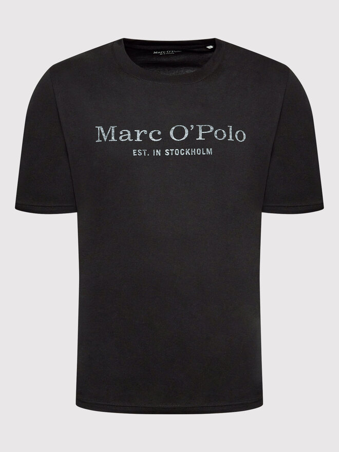 Marc O'Polo Marc O'Polo Marškinėliai B21 2012 51052 Juoda Regular Fit