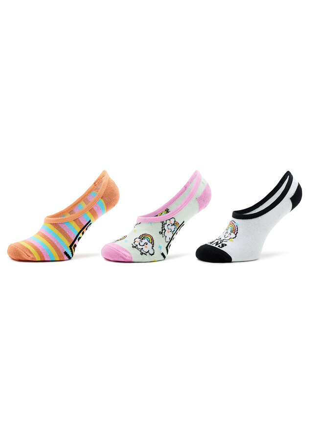 Vans 3 pares de calcetines tobilleros para niño Vans Rainbow Rider Canoodle VN0007B4YB21 De color