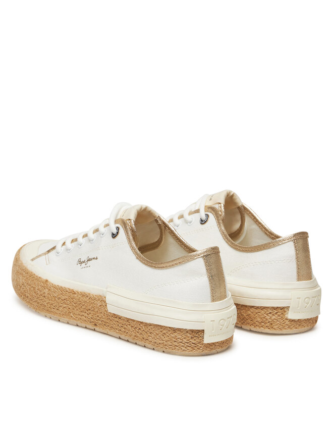 Pepe Jeans Еспадрильї Pepe Jeans Samoi Mix PLS31595 Білий